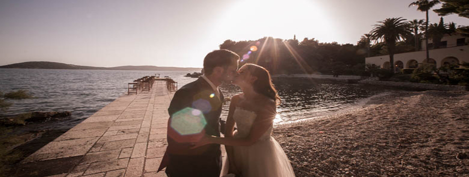 Beach wedding venue in Croatia